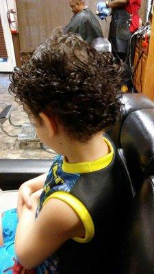 Curly shear cutting action