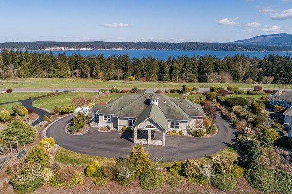 951 Spyglass Ln, Sequim.  Just above the JW Marina. Epitome of Quality - SOLD at Listing Price:  $895,000