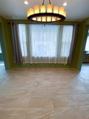 New floor tile