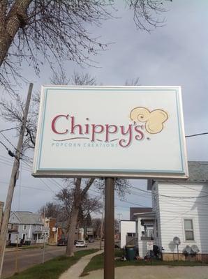 Street view of sign. We are a little pole building dwarfed by 2 large homes on both sides, so look for the sign.