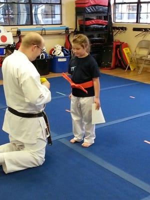 Orange belt!!