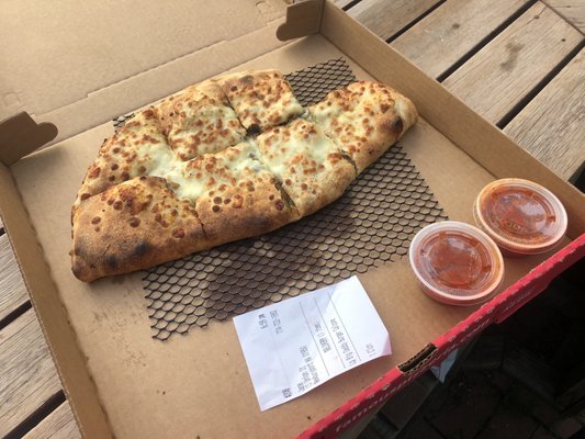 This is a "large" calzone