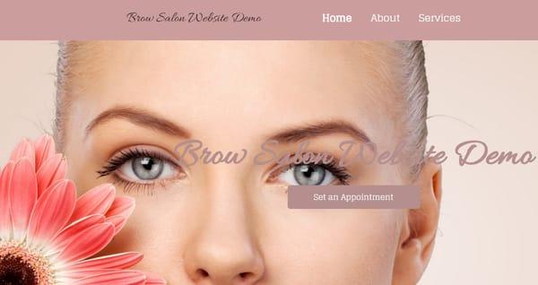 Salon Website Demo