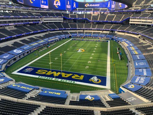 LA Rams stadium seat kills by Code Four