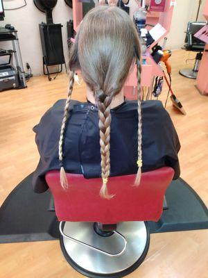 Precut braids