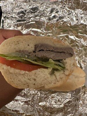 Steak sandwich