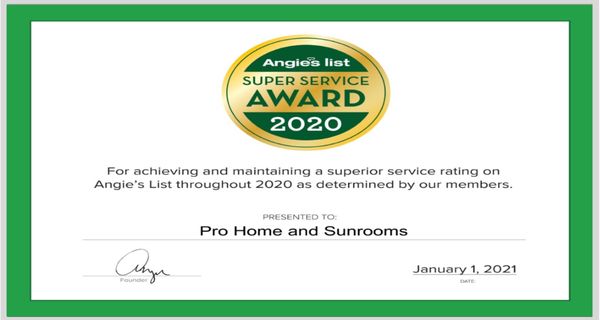 Winner Super Service Award