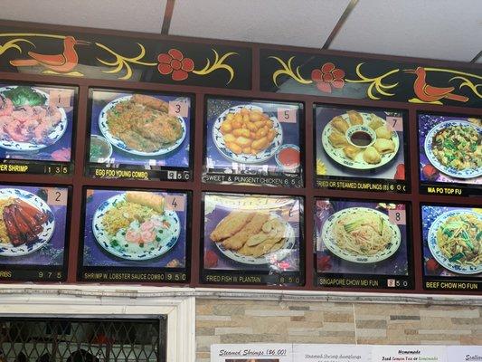 Big display menu