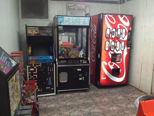 Arcade and vending machines