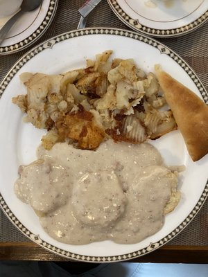 Biscuits and gravy