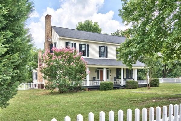 National Historic Register! Moore-Crutchfeld Place - C.1840 Plantation Plains home on 77ac with 12ac lake. $950,000.