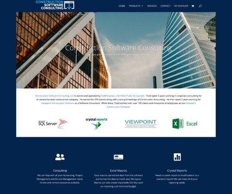 Website Design: Construction Software Consulting