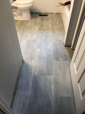 Flooring install