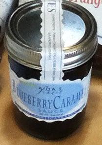 Blueberry Caramel Sauce, No preservatives, no dairy, best for you pancakes & ice creams