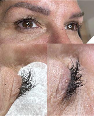 Lash lift and tint