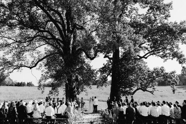 Outdoor Ceremony - Private Ranch Wedding - Nashville, TN