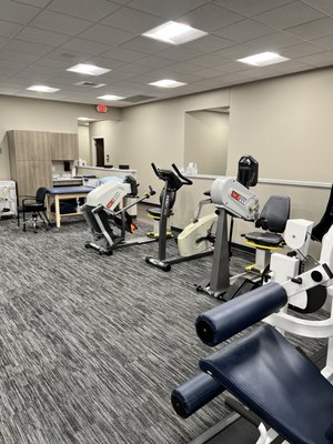 Inside of new PT clinic