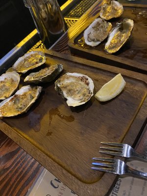 char broiled oysters