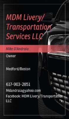 MDM Livery/Taxi Transportation Services