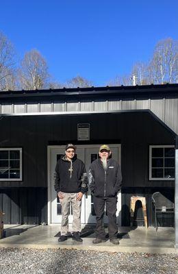 Tattoo Artist Richard "Whiskey" Driver(R)
Tattoo Artist Preston Bark(L)