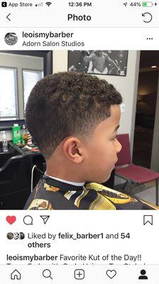 Taper Fade with Curly Hair