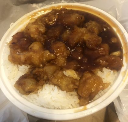 General Tso Chicken with Rice