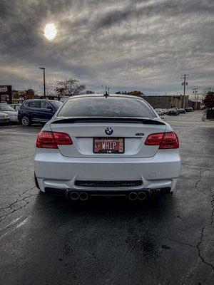 E92 M3 in for a Maintenance Detail