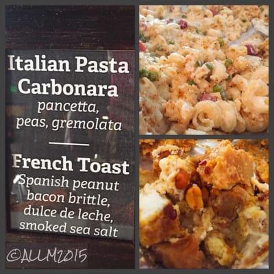 Italian Pasta Carbonara & French Toast at the International Bacon Day Brunch held at Coppertail Brewing Co (09.05.2015)