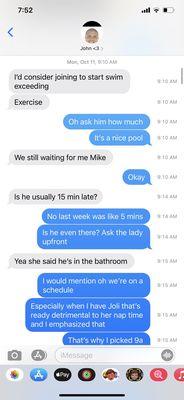 Proof Mike was late. Time stamped too.