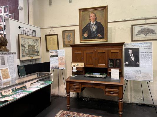 Sidney Lanier exhibit (partial view)