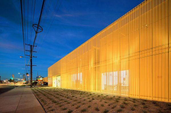 Prefinished Wall Paneling/Perforated Screen Integrated into Wall Paneling. (Inglewood)