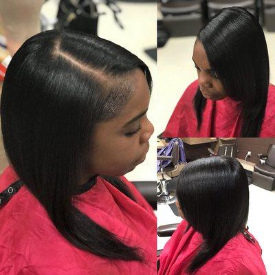 Hair by Nicole Riley #hairbynicoleriley. Silky press!!! Starting at $60&up depending on the length of your hair.