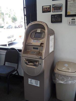 ATM available on site