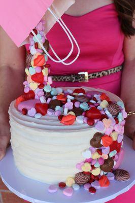 Candy Pour Cake