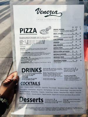 Menu 7/23