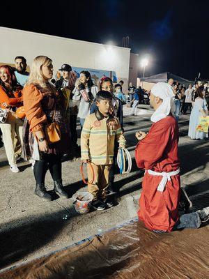 Truth & Treat Event in the back parking lot.