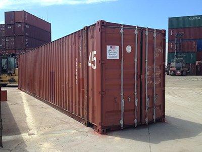 Used 45 FT high cube cargo containers