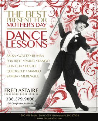 The Best Mother's Day Gift - Dance Lessons at Fred Astaire Dance Studios Greensboro!