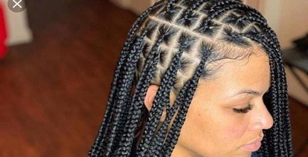 Knotless braids