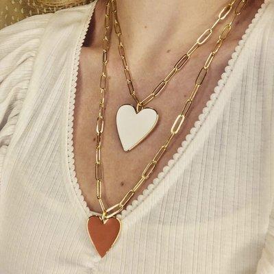 Heart necklaces available!