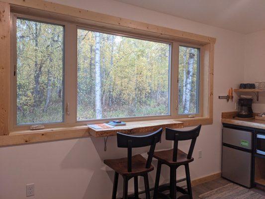 Gorgeous kitchen window view