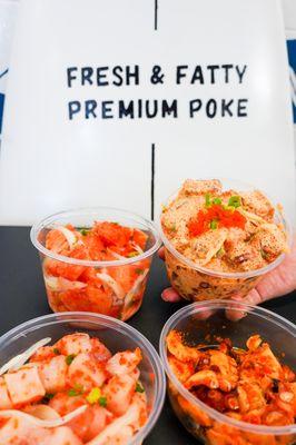 High quality sashimi-grade poke by the lb