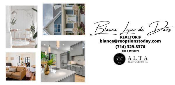 Blanca Lopez De Davis - Alta Realty Group