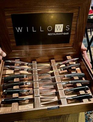 Knife selection with your steak