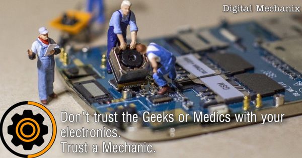 Don't trust the geeks or medics. Trust the Mechanix.