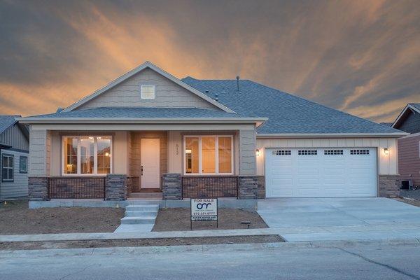 New construction in Greeley, CO.