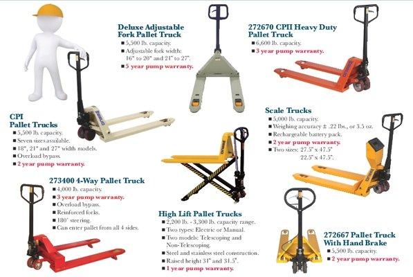 We are a WESCO Distributor - Pallet Equipment, Barrel Handling Equipment, and more...