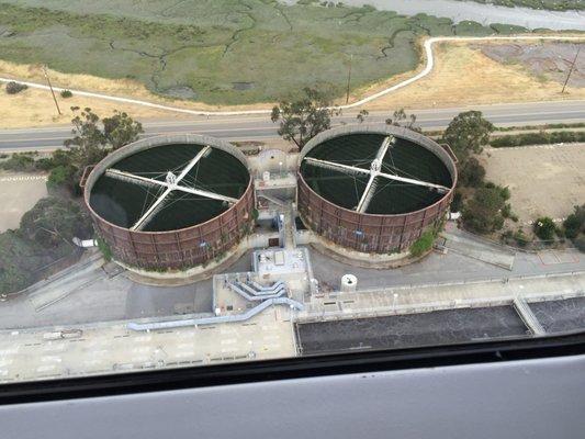 The plant as seen from the chopper