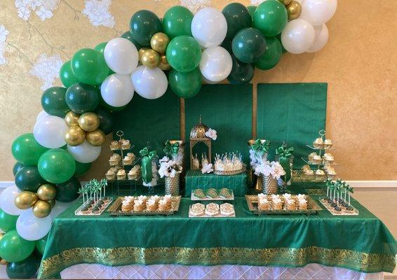 Henna Party Dessert Table