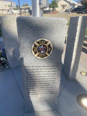 Fire Dept. Memorial